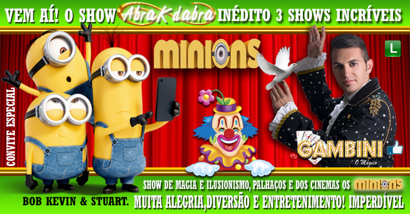 Centro Cultural oferece Show Abrakdabra da Cia Serelepe